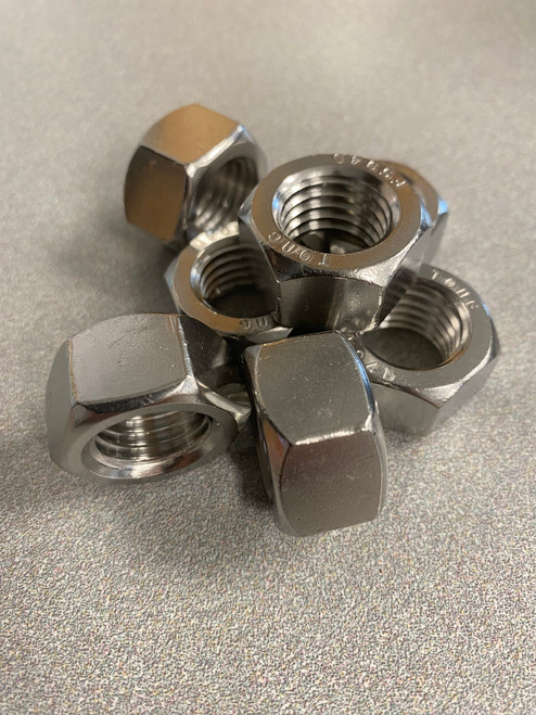 18-8 Stainless Steel Finished Hex Nuts