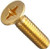 Phil Flat Machine Screw Brass