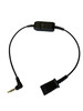 Eartec Office QD004P lead with in-line answer/end call button