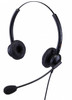 Agfeo ST 31 / ST 40 IP compatible duo ultra flex boom headset - EAR308D