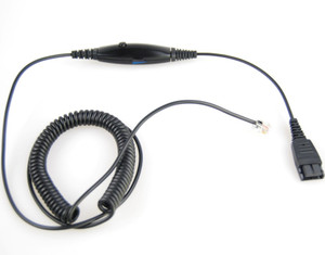 Eartec Office Yealink QD Headset Lead with Volume & Mute - EAR-QD004 (A)
