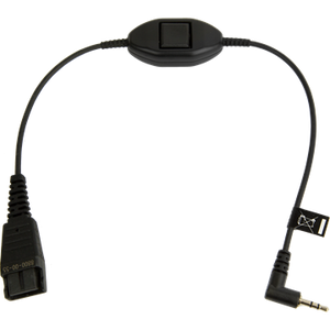 JABRA QUICK DISCONNECT (QD) TO 2.5 MM JACK CORD, WITH PUSH-TO-TALK (JABQD2.5LEAD)