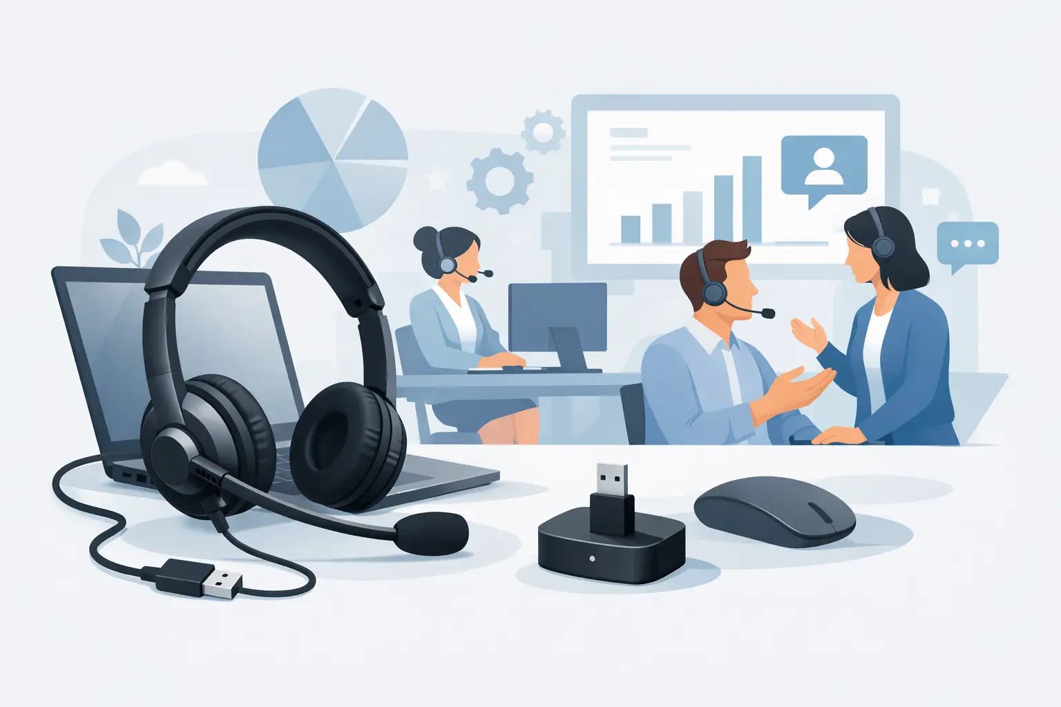 Business USB Headset Setup Guide for Office Teams