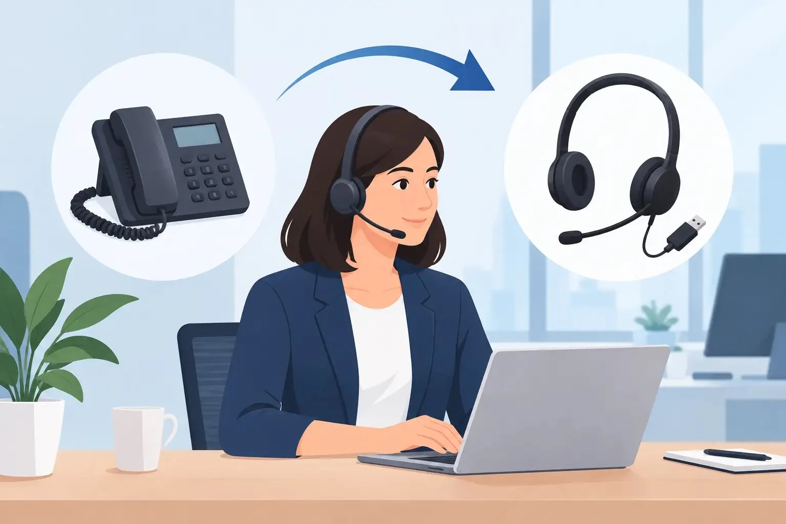 Can USB Headsets Replace Handsets at Work?