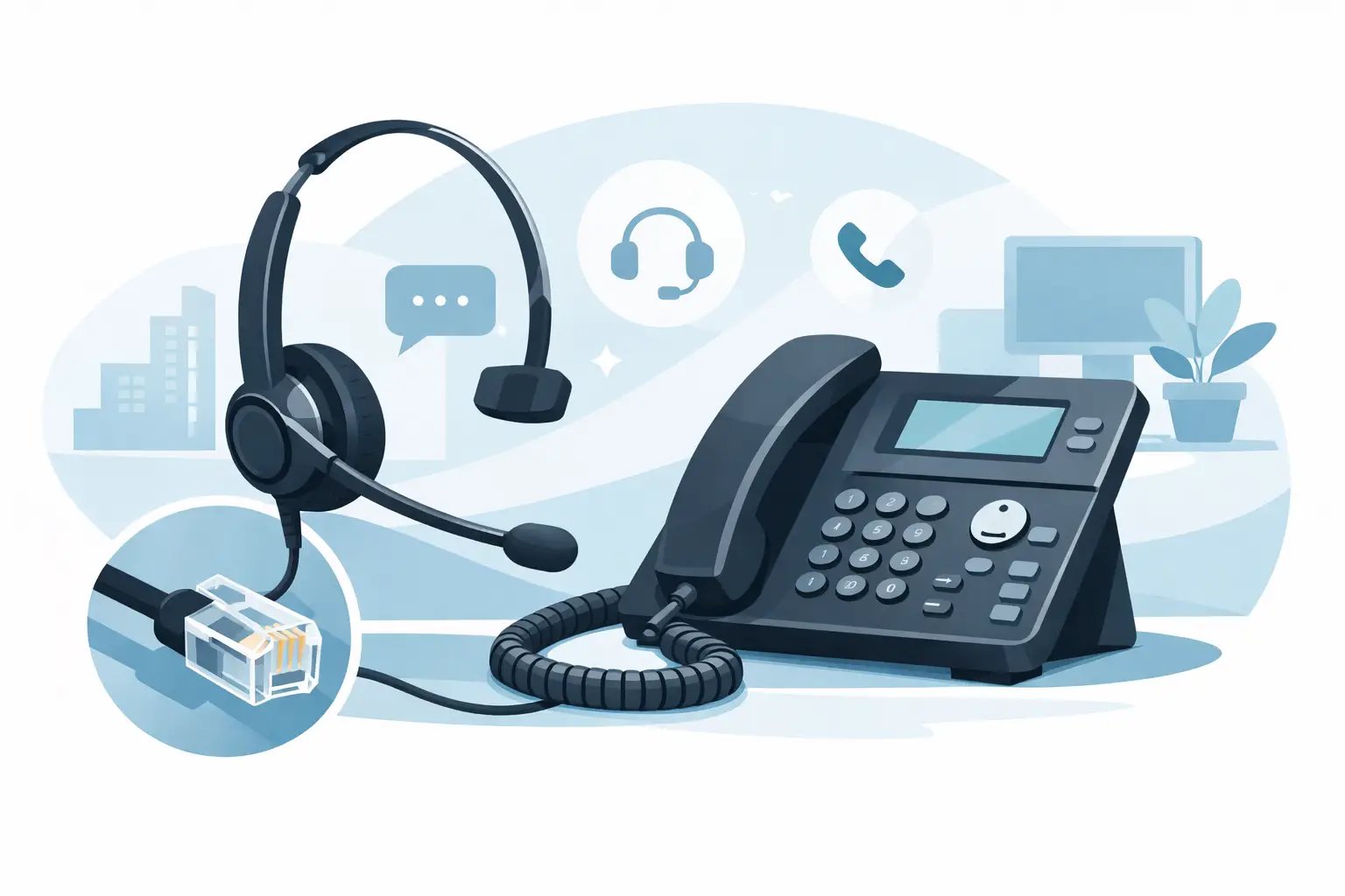 Choosing an RJ9 Headset for Office Phone with Mic
