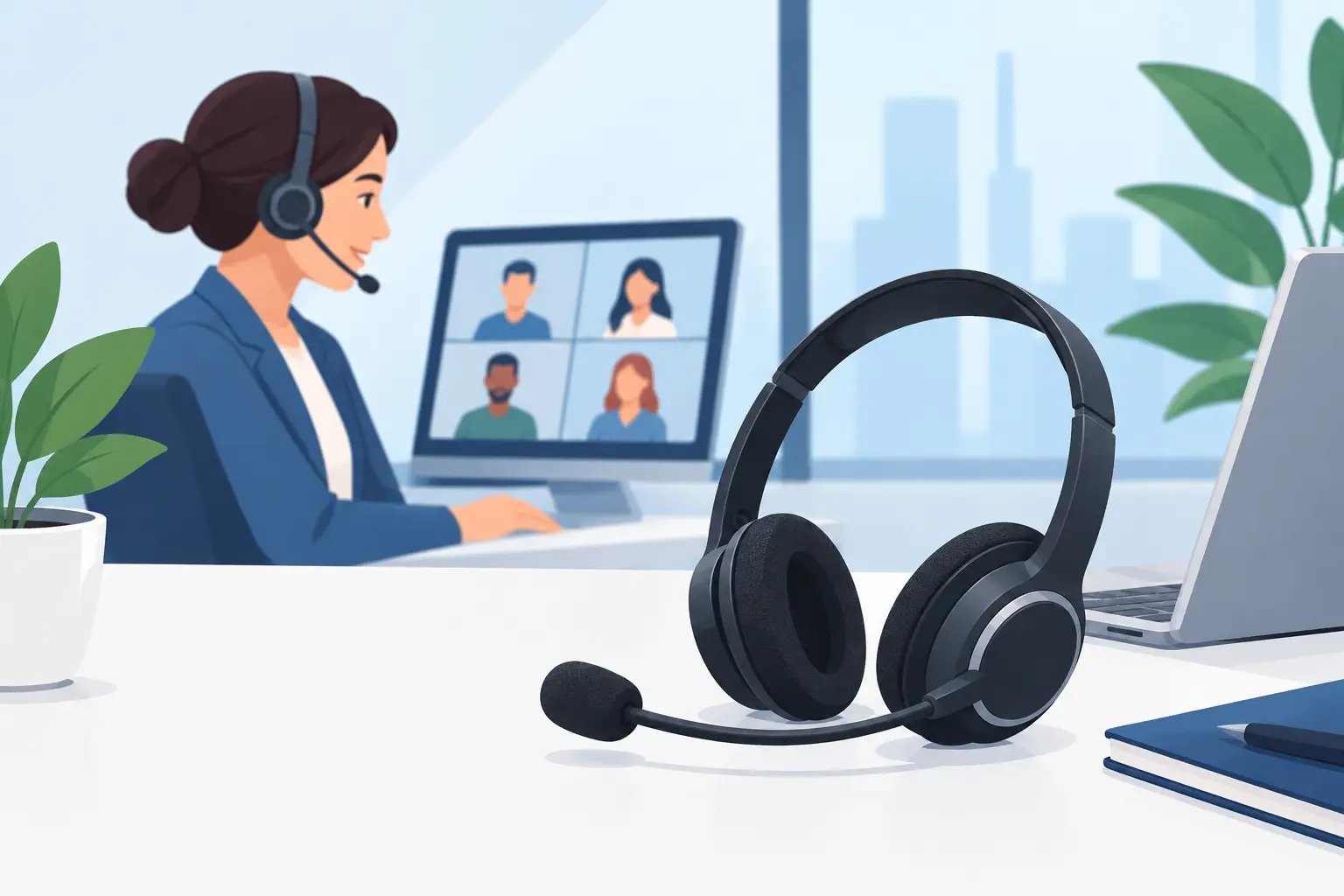 Choosing VoIP Phone Headsets for Business Calls