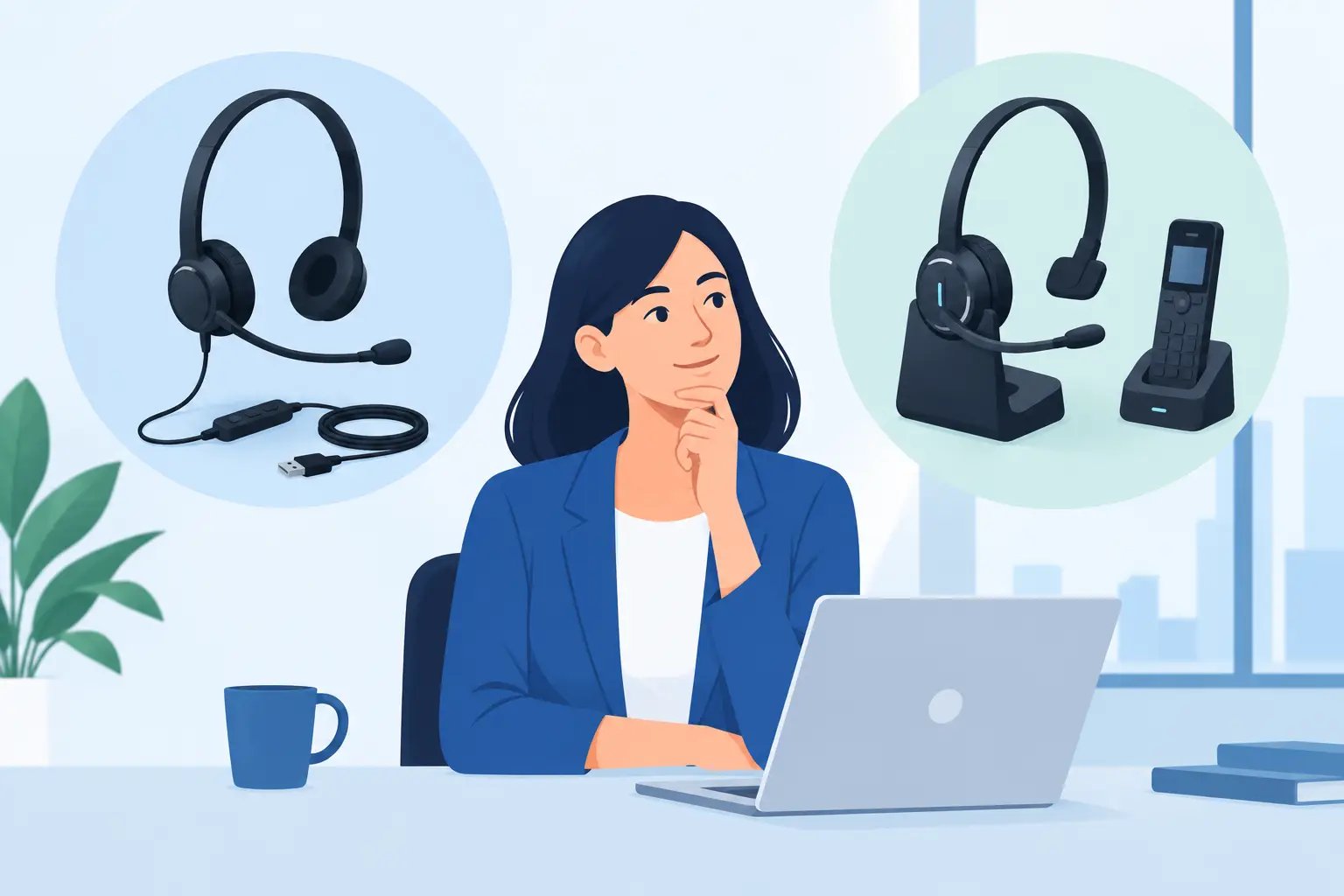 Corded or DECT Headset: Which Is Right for Work?