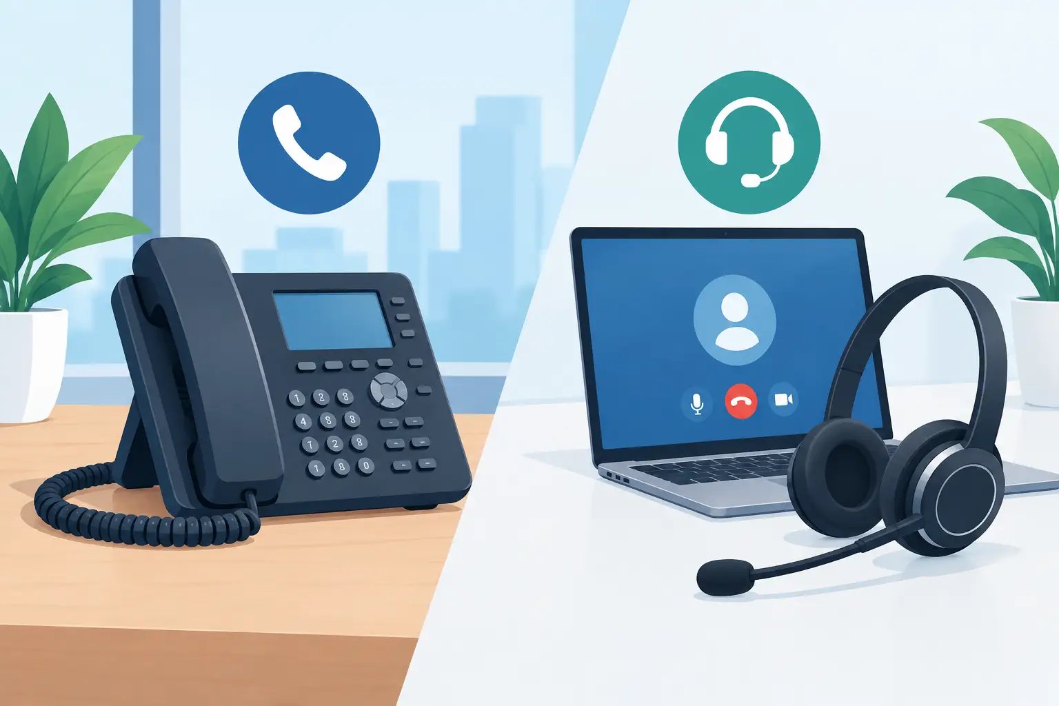 Desk Phone or Softphone Headset Selection