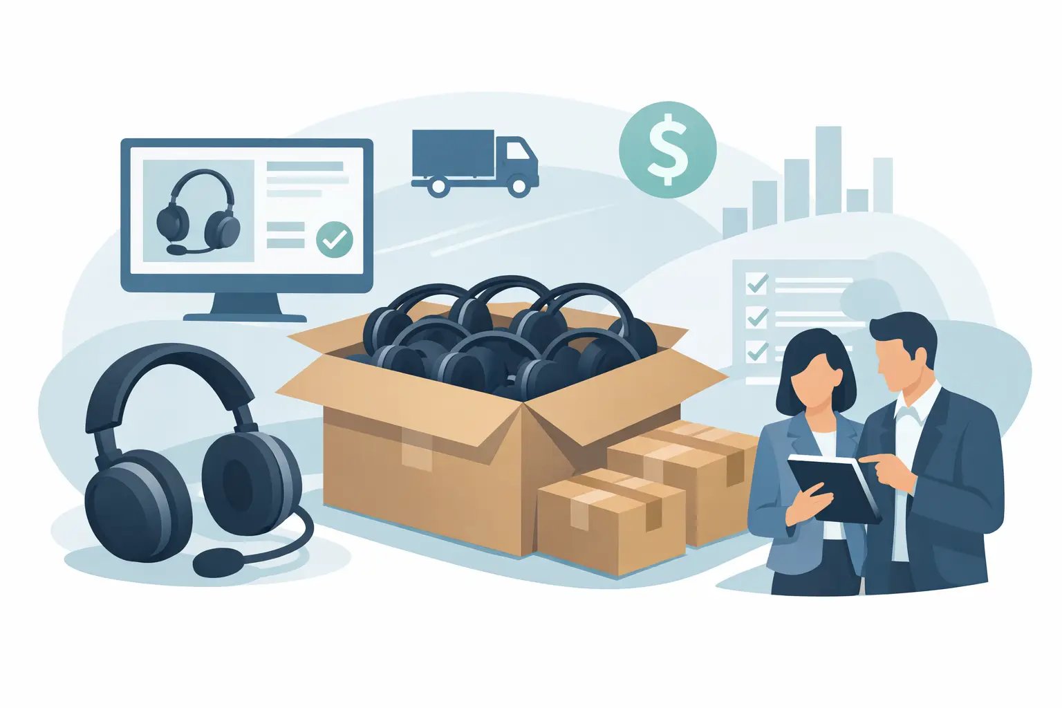 How to Buy Headsets in Bulk for Business