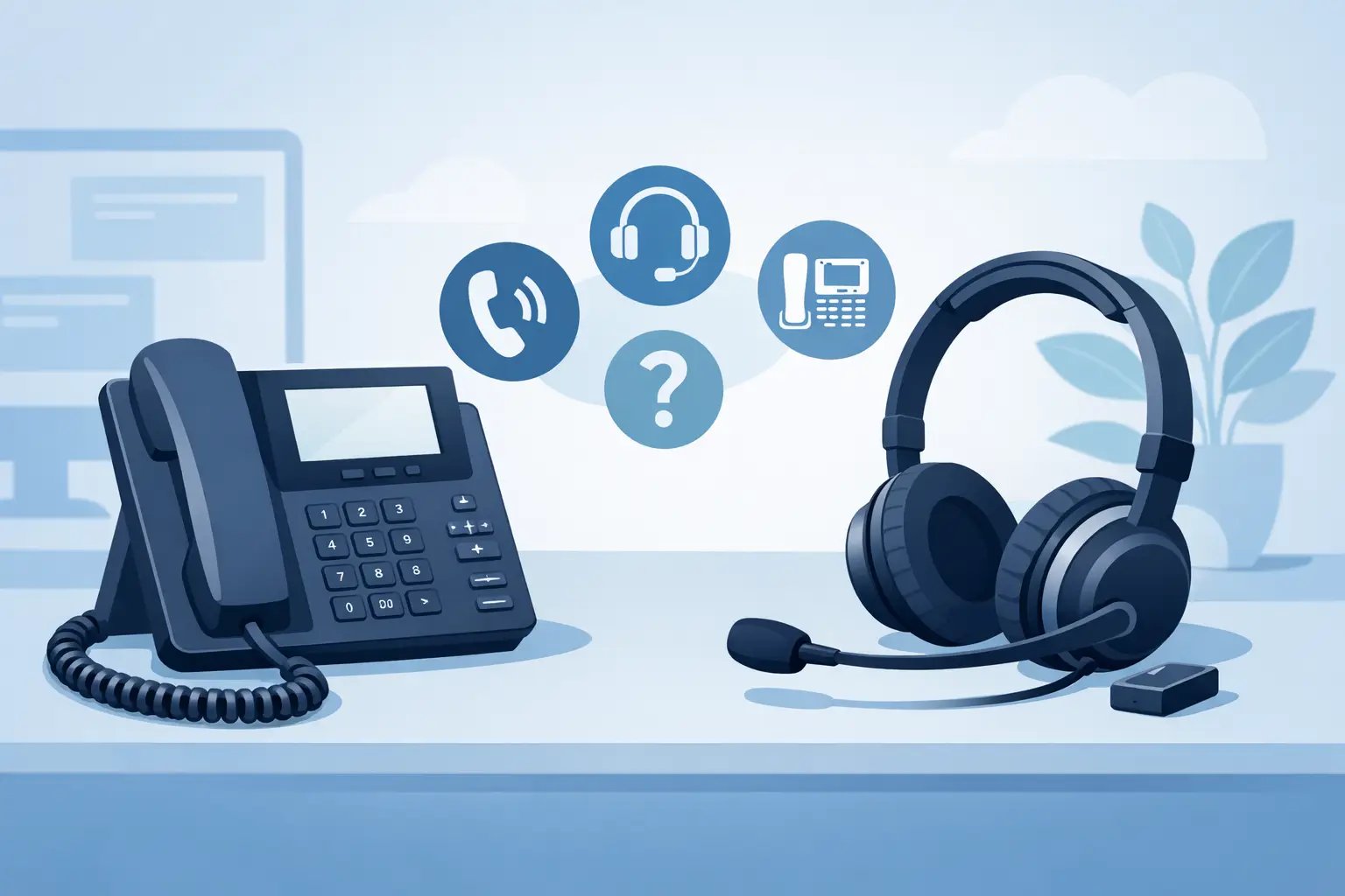 How to Choose a Headset for a Desk Phone