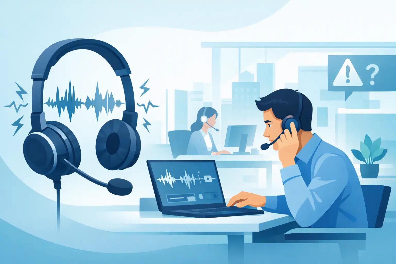 How to Diagnose Headset Static in the Office