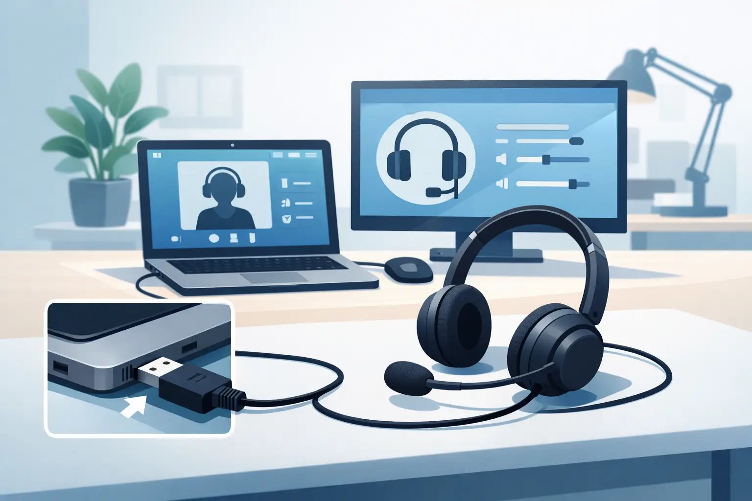 How to Setup a USB Calling Headset at Work
