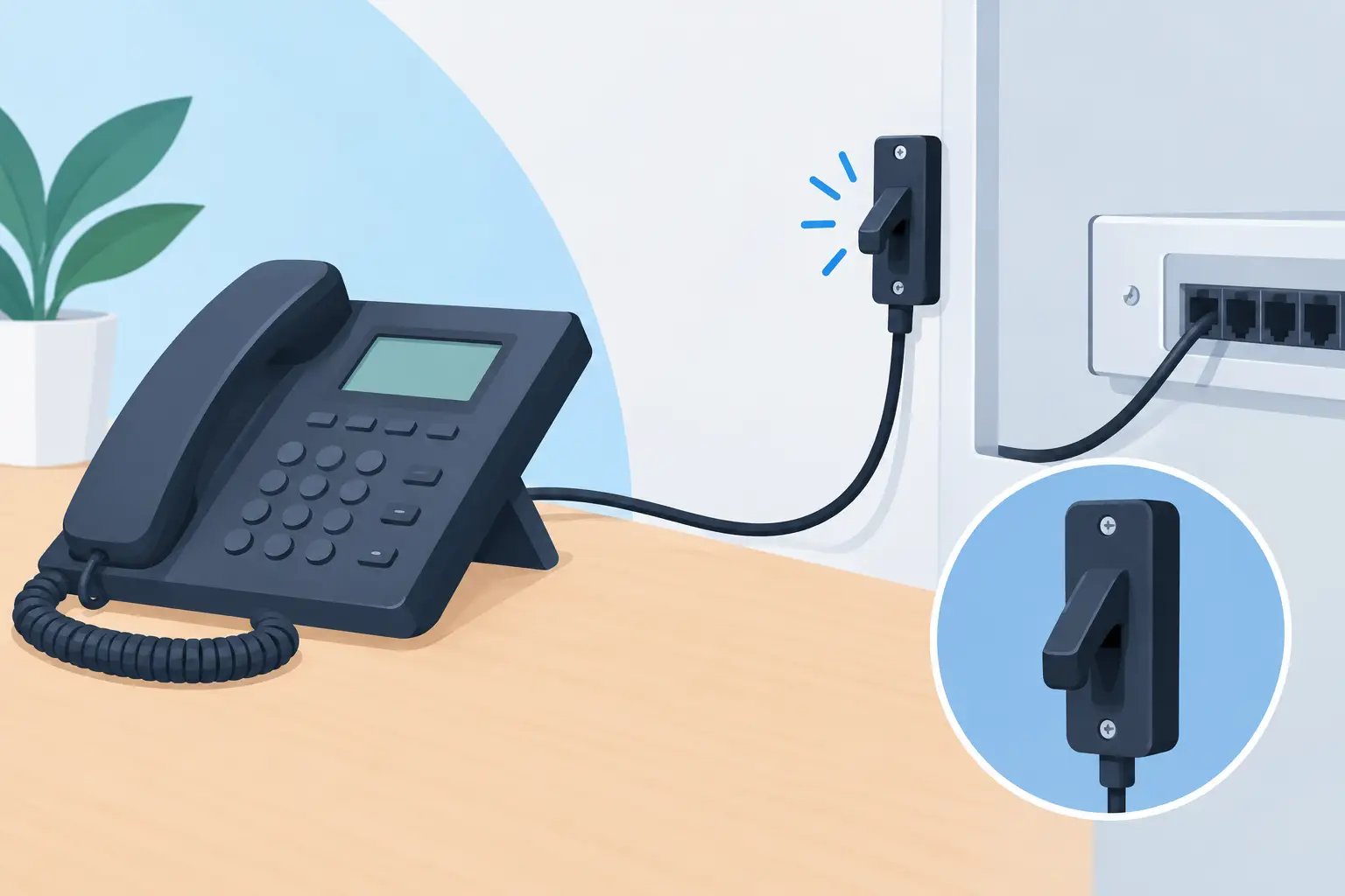 How to Install an Electronic Hookswitch Cable