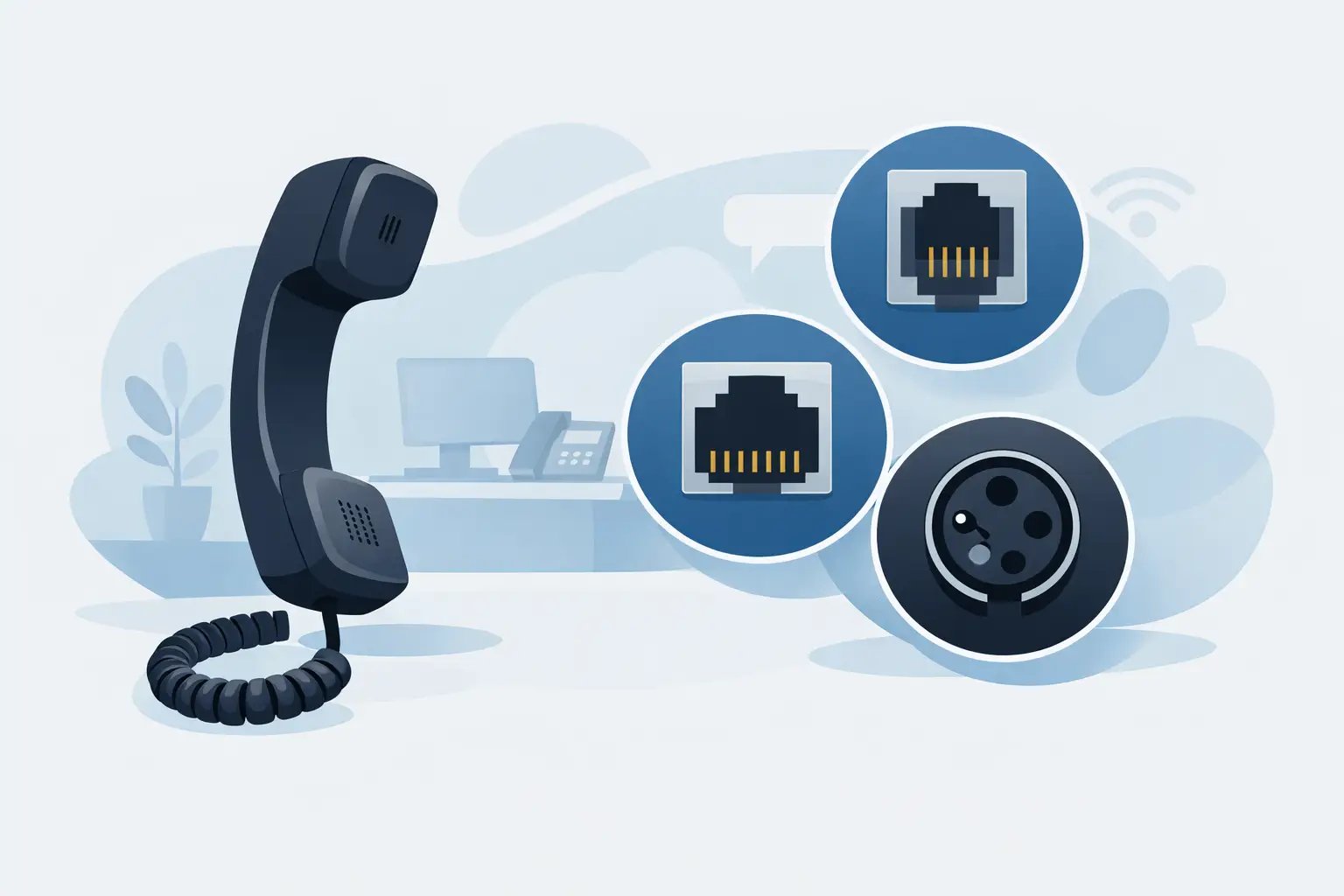 Telephone Handset Port Types Guide for Offices