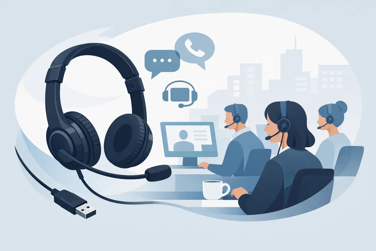Choosing a USB Headset for Call Centre Work