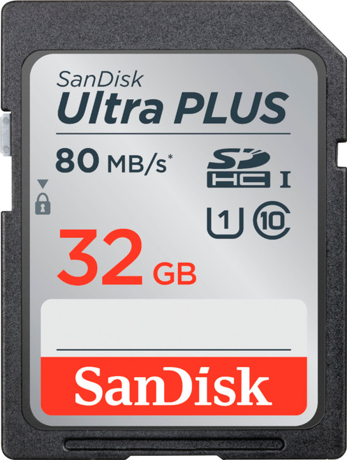 Ultra Plus 32GB SDHC Class 10 UHS-1 Memory Card