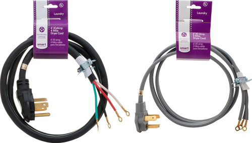 6' 30 Amp Dryer Cord Required for Hook-Up