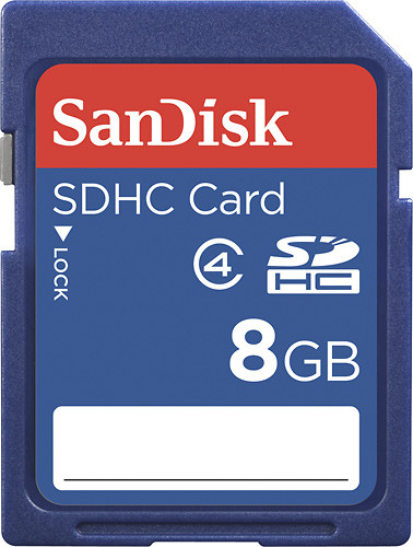 8GB SDHC Memory Card