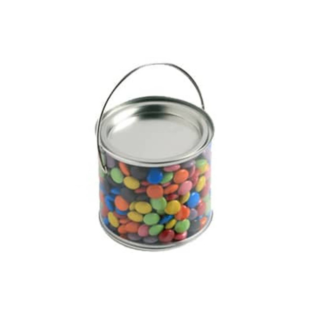 Sticker on bucket/ Corporate Colours Choc Beans