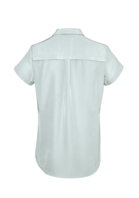 Womens Solanda Plain Short Sleeve Shirt
