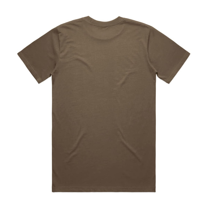 A brown Classic Tee shirt featuring a plain design and no visible logos or branding on the back.