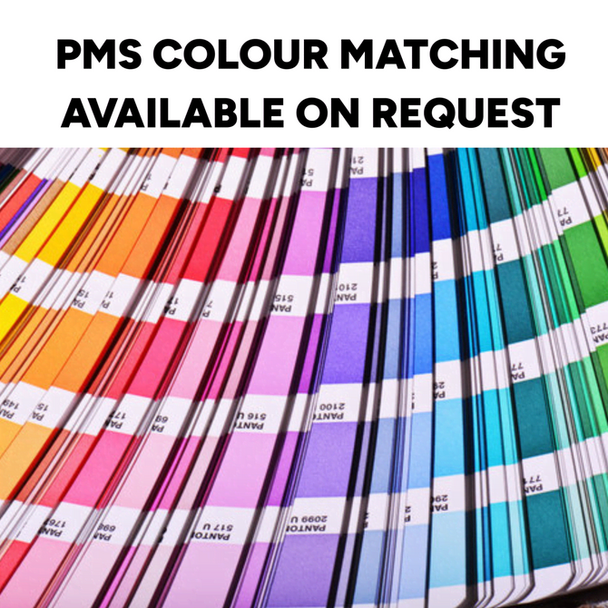 A selection of colour swatches in vibrant hues, showcasing various shades for printing and design.