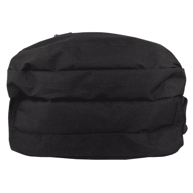 A black High Sierra Access 3.0 Backpack with a textured finish and an exterior mesh pocket.