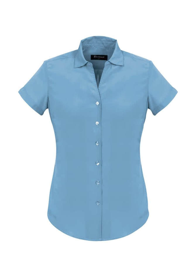Womens Solanda Plain Short Sleeve Shirt