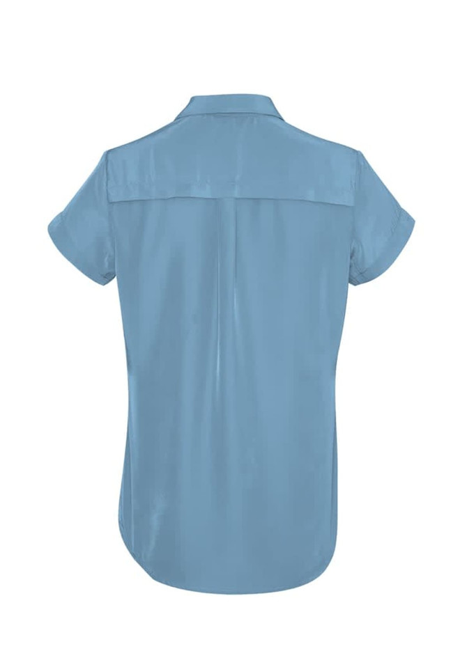 Womens Solanda Plain Short Sleeve Shirt