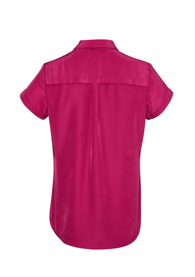 Womens Solanda Plain Short Sleeve Shirt