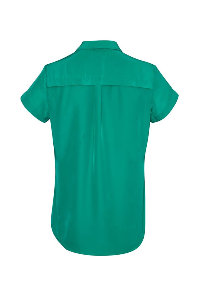 Womens Solanda Plain Short Sleeve Shirt