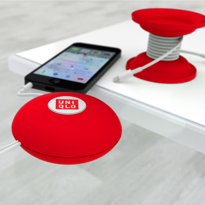Spinni Cable Organiser (Red)
