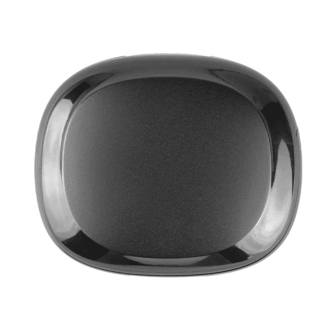 A pair of black Prixton TWS159 ENC and ANC earbuds inside a sleek charging case.