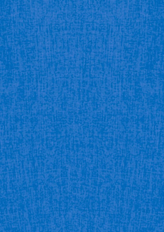 A textured fabric in a vibrant blue colour, designed for the Women's Oasis Overblouse. Includes a logo.