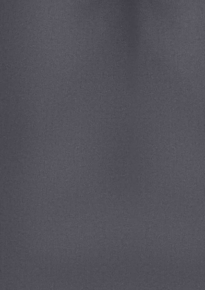 A plain short sleeve shirt in a solid grey colour, featuring a logo.