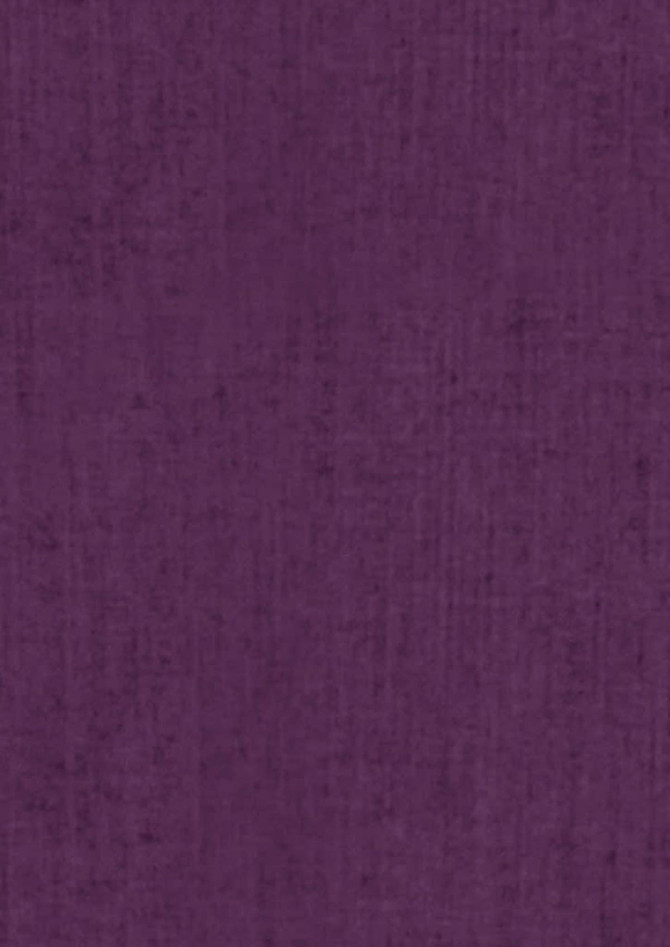A solid deep purple fabric swatch, suitable for a button-up shirt design. The texture appears smooth and uniform.