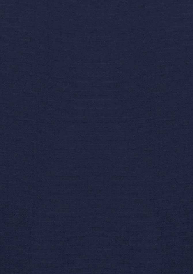 A navy blue short sleeve shirt with a smooth texture and a logo on the chest area.