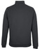 A dark green half-zip sweatshirt with long sleeves and a collar, featuring a plain back view.
