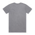A grey staple stone wash tee with a classic crew neck and short sleeves, featuring a brand logo.