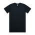 A black Classic Plus Tee [+5cm] t-shirt with a round neckline and short sleeves, featuring a logo.