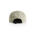 A two-tone nylon cap in beige with an adjustable strap at the back and a small logo.
