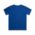 A blue classic kids' tee featuring a plain back design and short sleeves. It has a logo at the neck.