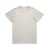 A light grey t-shirt with a classic crew neck and short sleeves, featuring a brand logo.