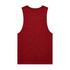 A red singlet tank top with a smooth back design and no visible logos or branding.