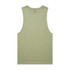 A green singlet tank top with a simple design and a brand logo.