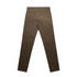 Standard pants in a khaki colour, featuring a slim fit with pockets on the back. The image highlights the rear view.