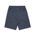 A pair of dark grey sports shorts with a back pocket and elastic waistband. The fabric appears soft and casual.