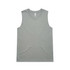 A light green singlet tank top, featuring a round neckline and no sleeves. Includes a branding logo.