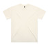 A classic oversized tee in a cream hue, featuring a logo on the neckline. Ideal for casual wear.
