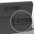 A Stanford Notebook with a dark gray fabric cover featuring the embossed logo of "Cyber Security Group."